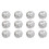 6Paires Fixations Boucles D'oreilles Silicone Argent Souples 2