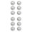 6Paires Fixations Boucles D'oreilles Silicone Argent Souples 5