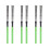 6Pièces Brosse Percussion Tambour Bois Vert Naturel 4