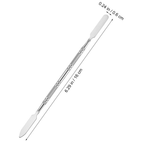 3Pièces Bâtonnet Mélangeur Acier Inoxydable Argenté Durable 2