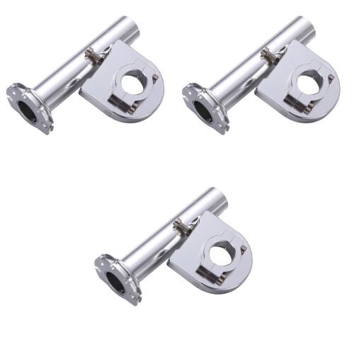 3Pièces Poignées Aluminium Argent Universelles Durables 2