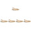 5Pièces Guitare Cuir Solide Accessoire Réglable 6