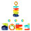 3Sets Baby Speelgoed Educatief Kleurenspoor 10