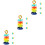 3Sets Baby Speelgoed Educatief Kleurenspoor 5