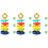 3Sets Baby Speelgoed Educatief Kleurenspoor 4