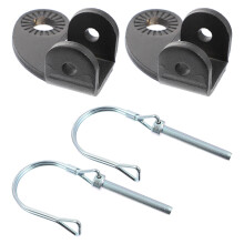 14Sets Aanhanger Koppelstuk Adapter Zwart Staal Voor Kinderen