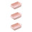 3St Multifunctionele Roze Keramische Brood En Cake Bakplaat 8
