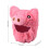 Schweinehelm Bezug elastisch rosa 1