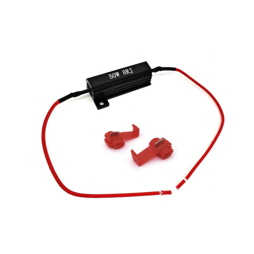 2 pcs Resistor - CAN error decoder 50W 8 Ohm 12V 1