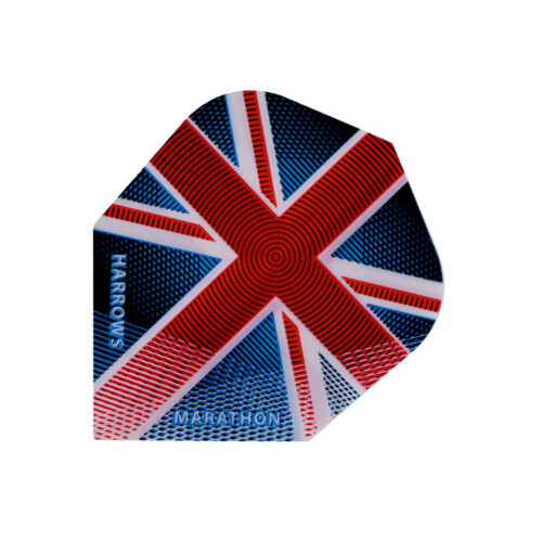 (One Size, Blue/Red) Harrows 100 Micron Dart Flights Set
