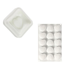 Heart-Shaped Chocolate Mold Mousse Cake Mold Silicone Mold Valentine'S Day Heart Soap Mold A
