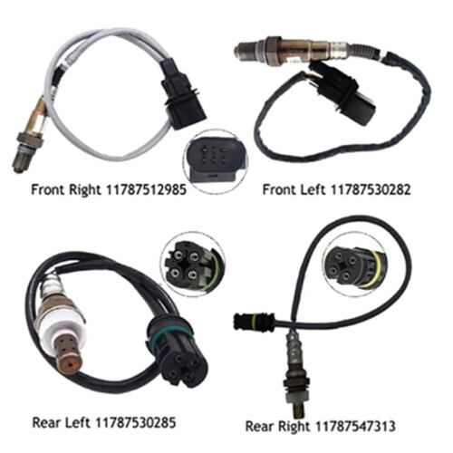 4Pcs +Downstream Lambda O2 Oxygen Sensor for  E87 120i E90 320i E91 11787530282 11787512985 11787530285 11787547313 1