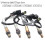 4Pcs +Downstream Lambda O2 Oxygen Sensor for  E87 120i E90 320i E91 11787530282 11787512985 11787530285 11787547313 3