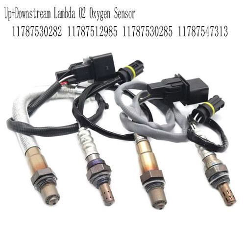4Pcs +Downstream Lambda O2 Oxygen Sensor for  E87 120i E90 320i E91 11787530282 11787512985 11787530285 11787547313 2
