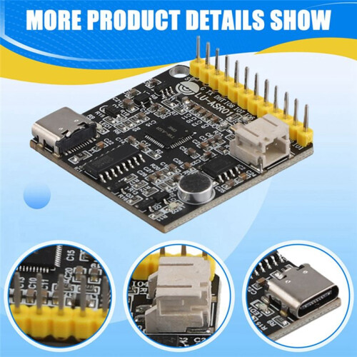 New LU-ASR01 Intelligent Speech Recognition Module Offline Recognition Customized Phrase LD3320 One Click Burning Module 1