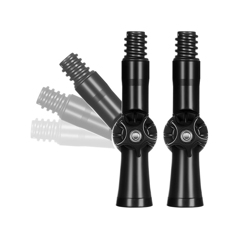 2Pcs Rotatable Angle Adaptor Extension Pole Attachments For Threaded Extension Pole Paint Pole Adapter Attach To Duster 4711140825502