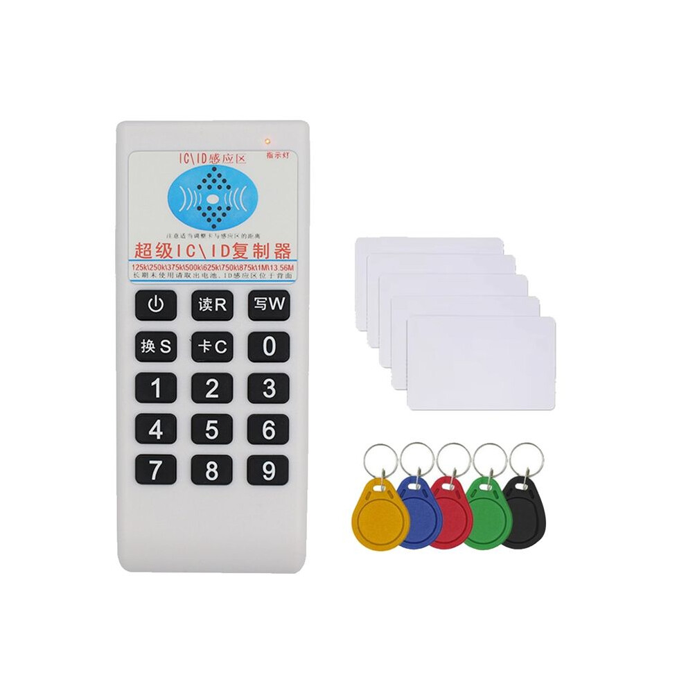 Rfid Nfc Ic Card Reader & Writer+5Xuid Card/Keychain 125Khz-13.56Mhz Duplicator Rfid Card Reader Ic Id Duplicator 6031088661665