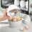 Microwave Egg Boiler Quick 5-Minute Cooker for Hard or Soft Boiled Eggs Steams  to 4 Eggs Multi-Use Steamer Function 4