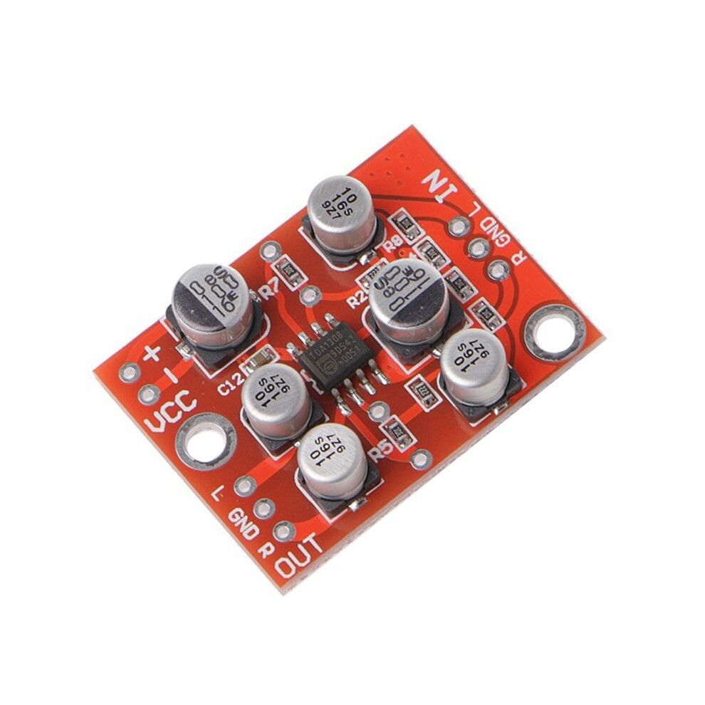5Pcs 5V-15V Ad828 Stereo Preamp Preamplifier Module Amp Module Microphone Preamp Module 4712439349884