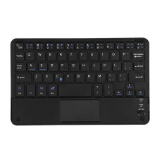 Ultraslank -Touchpadtoetsenbord, Toetsenbord met Ingebouwd Multi-Touch-Trackpad voor TV HTPC PC Tablet Laptop