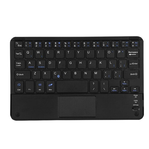 Ultra-Slim  Touchpad Keyboard, Keyboard with Built-in Multi-Touch Trackpad for  TV HTPC PC Tablet Laptop