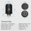 Tuya ZigBee  Radiator Actuator TRV Programmable Thermostatic Radiator Valve App Remote Temperature Controller White 4