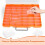 48 Grids Large Plastic Organizer Box with Adjustable Dividers, Beads Storage Containers Compartment Tackle Box Case 5