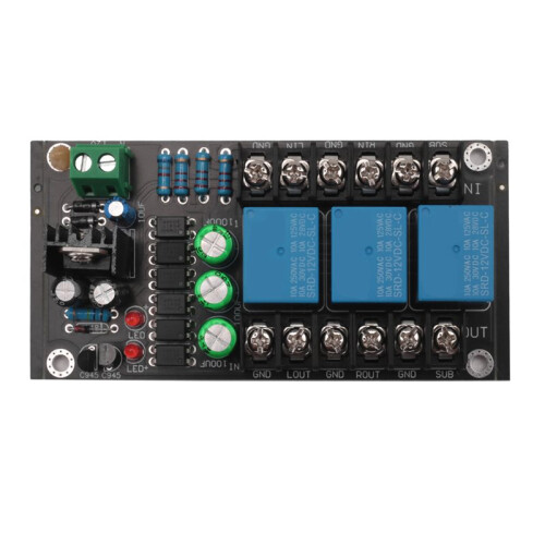 300W Digital Amplifier Speaker Protection Board Relay Protection Module 2.1 Three-Channel Speaker Delay Protection