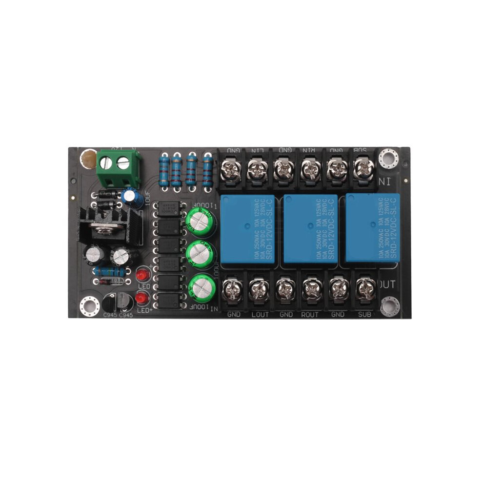 300W Digital Amplifier Speaker Protection Board Relay Protection Module 2.1 Three-Channel Speaker Delay Protection 4714067607992