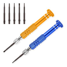 Kit di Cacciaviti di Precisione 5 In 1 per La Riparazione di Occhiali, Cacciaviti Magnetici per Orologi, Elettronica, Occhiali da Sole, Cellulari,