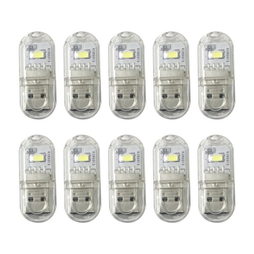 USB LED Plug Lamp for Power Bank, Computer  Book Light Portable Night Light for Laptop Reading White Light
