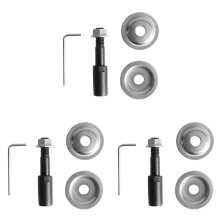 3 Jeux D'Arbres de Connexion de Meule pour Tiges de Polissage et de Meulage de Moteur 775 8MM
