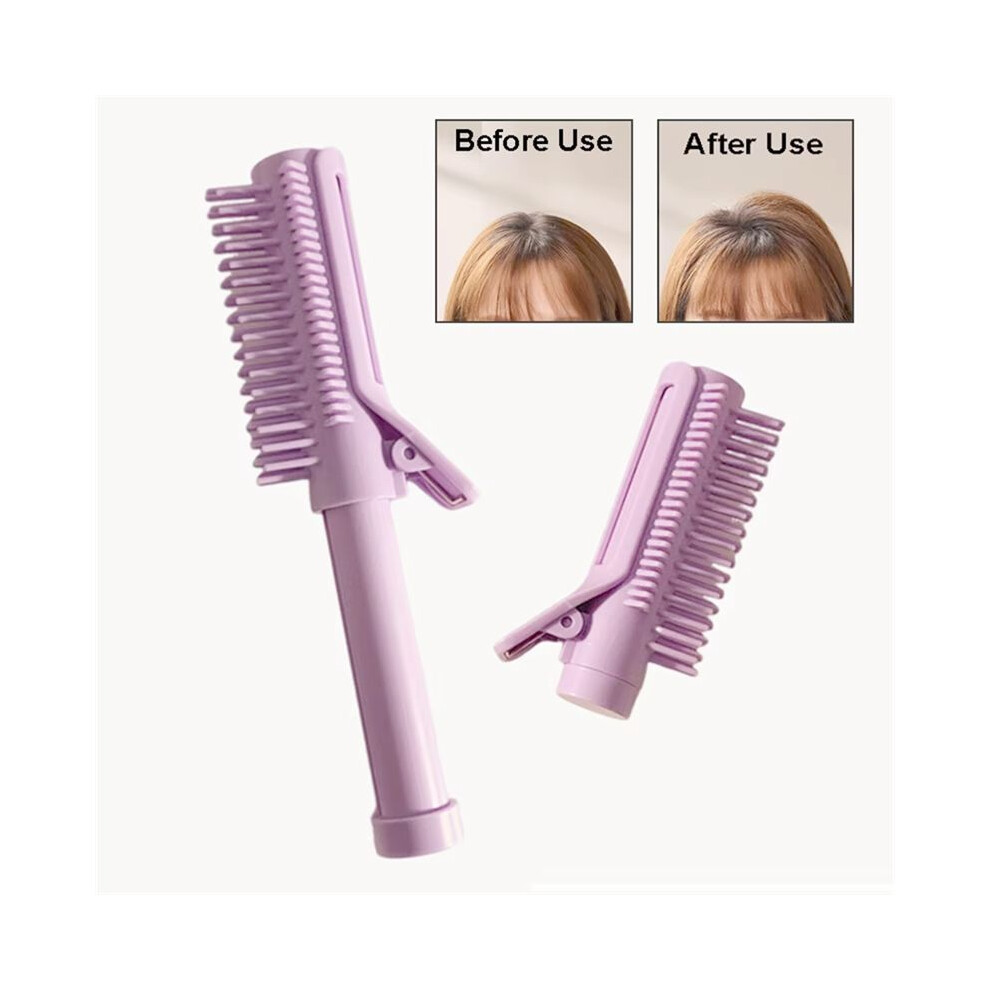 Hair Root Clips for Volumizing & Styling - Retractable 2-in-1 Curling Comb, Self Grip Curlers for Top Volume
