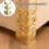 10PC Skiffers Baseboard Hörnskydd, Solid Mässing Sockelboard Protectors, Baseboard Hörnskydd Guld 3
