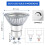 LED GU10-Range Hood Light Bulbs, LED Stove Appliance Light Bulb, Kitchen Light Replacement Halogen Light Bulb 3000K 6