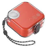 Kopfhörer-Etui-Abdeckung für CMF Buds, Harte PC-Schale, Transparente Schutzhülle für Ohrhörer für CMF Buds, Kopfhörer-Etui mit Trageband