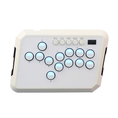 A50 Hitbox Controller Gaming Keyboard RGB Light Arcade Joystick Controller for PS4/PS5/PC/Steam Fightstick Keyboard 1