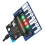 For Micro-Bit Expansion Board  Piano Music Expansion Board Cool Colourful Lights/Buzzer/Keypad I2C Interface 2