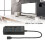 USB 3.0 Hub mit 4 Anschlüssen, 5 Gbit/s Hochgeschwindigkeit, Plug & Play, Silber 1