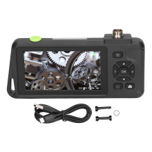 Inspectie-endoscoop met IP67-waterdichtheid, 1080p HD-lens, borescopie met oplaadbare batterij en flexibele kabel, geschikt voor drainage en