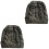 2Pièces Bonnet Hiver Femme Tricoté Style Queue De 3