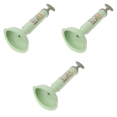 3Pièces Ventouse Wc Vert Haute Support Facile À Ranger 2