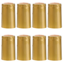 400Pièces Capsules Thermorétractables Dorées Pour Bouchons De Vin