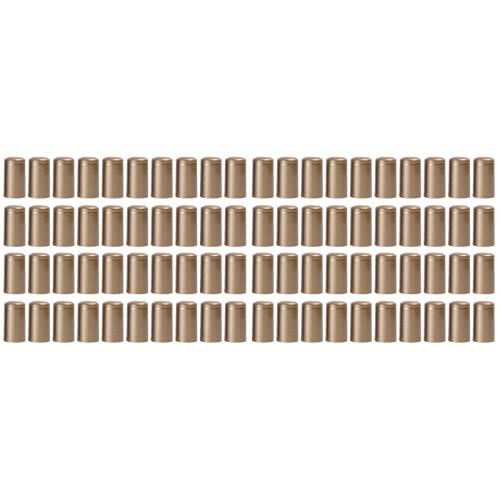400Pièces Capsules Thermorétractables Dorées Pour Bouchons De Vin 2