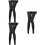 3Pièces Collants Femme Stretch Parfait Robe 7