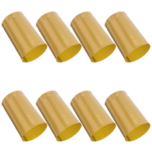 400Pièces Capsules Thermorétractables Dorées Pour Bouchons De Vin 1