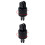 2Pièces Fixation Casque Aluminium Et ABS Noir Pour Caméra 5