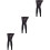 3Pièces Collants Femme Stretch Parfait Robe 5