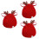 3Pièces Chapeaux Laine Enfants Extensible Hiver 6