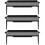 3Pièces Support Étagère Ajustable Pour Écran TV Ordinateur Noir 8
